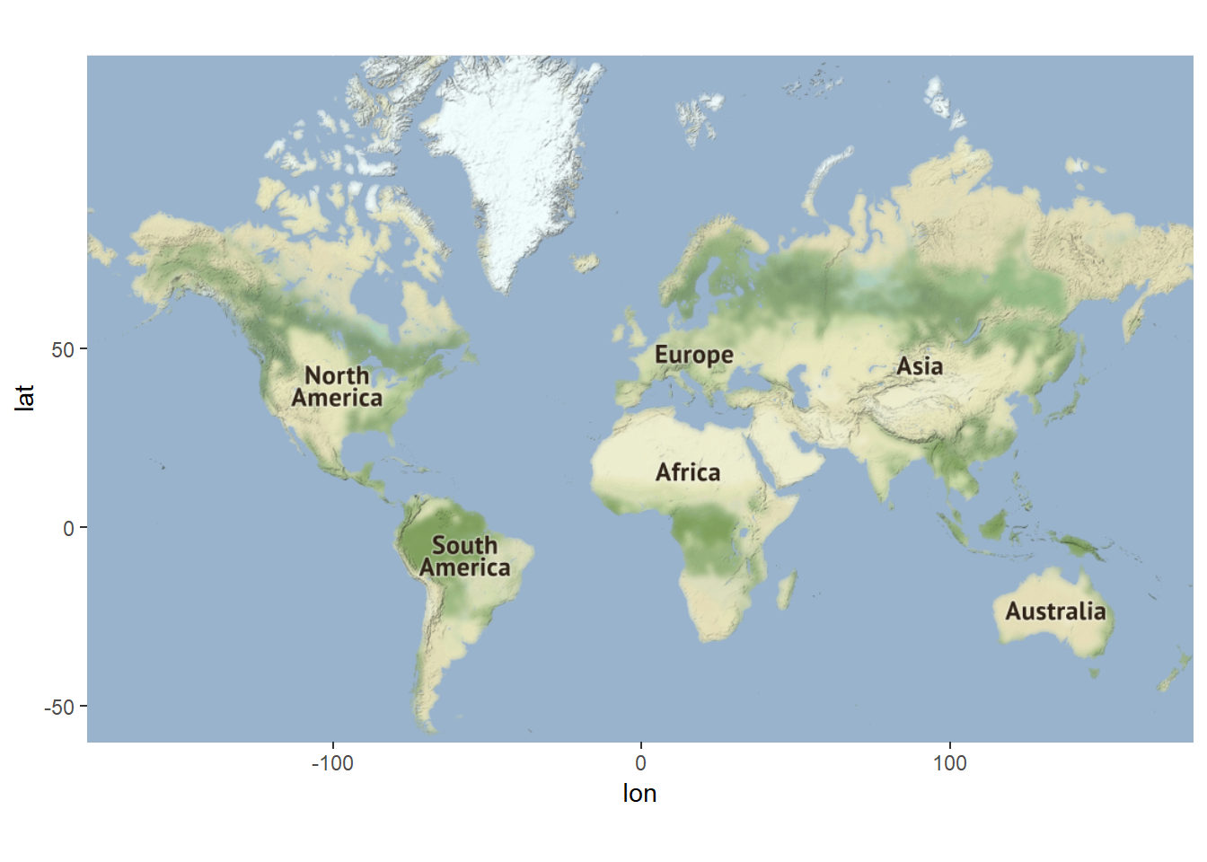 Map background of the entire world.